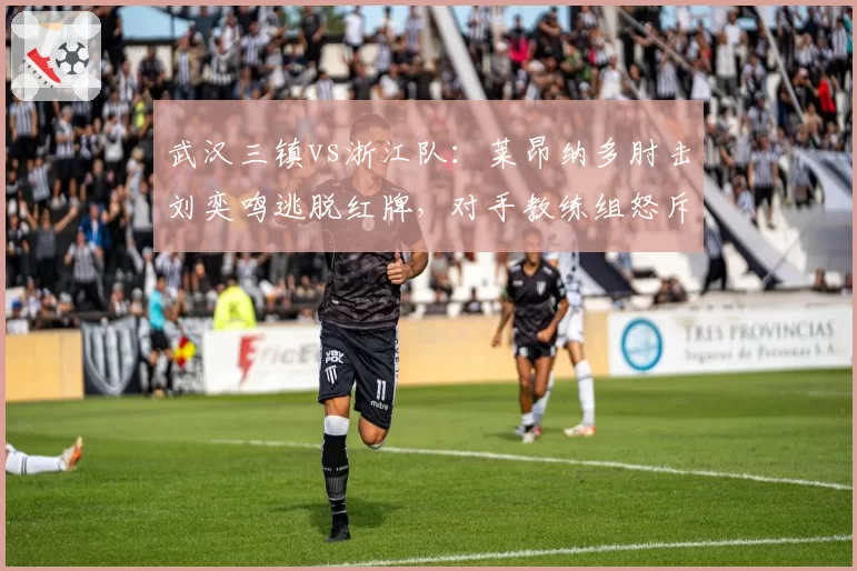 武汉三镇vs浙江队：莱昂纳多肘击刘奕鸣逃脱红牌，对手教练组怒斥判罚尺度不一